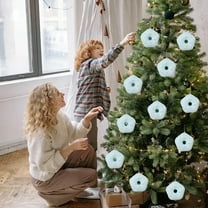 Hometravel Macaron Christmas Ornaments, Pastel Color Ice Cream Theme Decor, Sweet Design Hanging Pieces for Tree and Venue Setup