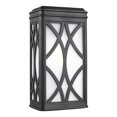 thumbnail image 1 of Sea Gull Lighting 8619601 Melito 1 Light 13" Tall Outdoor Wall Sconce - Black, 1 of 2