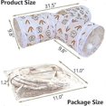 thumbnail image 2 of Bunny Tunnel Rabbit Tunnle Tubes Collapsible 3 Way Rabbit Toy Hideout Small Animal Activity Tunnel Toys For Rabbits Bunny Guinea Pigs Cats Chinchilla, 2 of 5