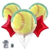 Softball Balloon Bouquet Kit - Party Supplies