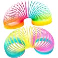 thumbnail image 1 of Rainbow Spiral / Calidad Premium / Fantásticos y coloridos toboganes de escalera en colores neón para fiestas de cumpleaños infantiles como obsequios para niñas y niños Zhivalor LRWJ542, 1 of 4