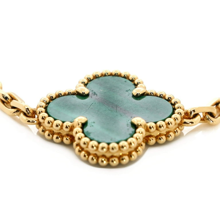Van Cleef Malachite Bracelet Price Van Cleef Arpels Yellow Gold