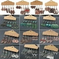 thumbnail image 2 of GKNET Boho 3Pairs Boho Gypsy Earrings Set Tribal Ethnic Hook Drop Dangle Women JEWELRY-2-Heart, 2 of 9