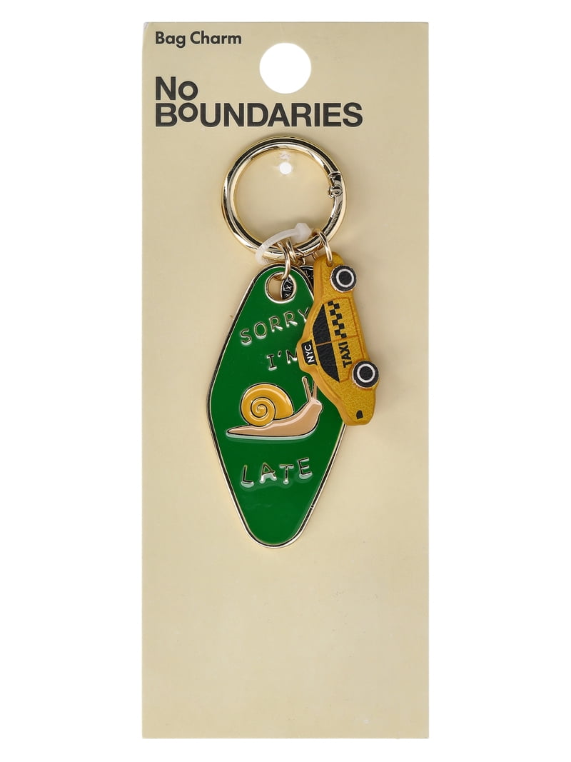 No Boundaries Women's Motel Key Bag Charm, Emerald Green - Walmart.com