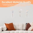 thumbnail image 4 of 3-Piece Metal Flower Wall Decor Minimalist Metal Wall Sculptures for Bedroom, Living Room, Kitchen, Lightweight and Gift-Worthy for Housewarming, 4 of 9