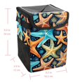 thumbnail image 5 of Starfish Foldable Car Trash Can with Lid, Leak-Proof Mini Trash Can, Hanging Storage Bag - Car Trash Bin for Clean and Organized Rides, 5 of 6