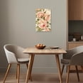 thumbnail image 2 of ZHONGYUTONG Peony Wall Art Pink Flower Canvas Vintage Blossom Floral Pictures Elegant Peony Painting for Living Room Decor Framed (28.00" x 42.00"), 2 of 5