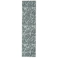 thumbnail image 1 of Leona 2' x 8' Washable Runner, Ivory and Black, 1 of 6