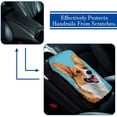 thumbnail image 5 of Corgi Soft Comfortable Furry Printed Car Armrest Mat Cover Accessories Pad 12.5x8.2 Inch, 5 of 6