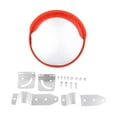 thumbnail image 2 of WIDE ANGLE DRIVWAY TRAFFIC MIRROR CONVEX SAFETY ROUND MIRROR FOR INJURY REDUCTION 130 DEGREE VISUAL ANGLE, 2 of 7