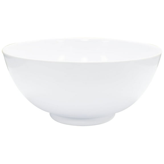 Excellante Imperial Melamine Dinnerware Collection 25 Oz, 5 7/8" Cereal/Soup/Rice Bowl White, Comes in Dozen