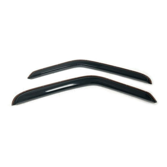 KAIHUIXING 2pcs Sun Rain Guard Window Visor Left Driver Side Adhesive Tape in Channel Not Outside Acrylic Blend Dark Smoke for Ford for Ranger 1993-2011 2ISWVVRSGF1FR