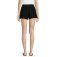 thumbnail image 3 of No Boundaries Juniors Smocked Waist Shorts, Sizes XS-3XL, 3 of 5