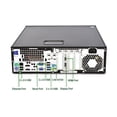 thumbnail image 4 of Restored Gaming HP EliteDesk 800 G1 SFF Desktop Computer Core i54th, 8GB Ram, 240GB SSD, 1TB HDD, Nvidia GT 1030, Keyboard & Mouse, WiFi, Bluetooth, Win10 Home (Refurbished), 4 of 7