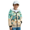 thumbnail image 2 of Xixirimido Turtle Starfish Sea Beach Printed Kids Hoodies for Boys Girls Zip Up Hoodie Sweatshirt 3D Graphic Long Sleeve Pullover Top with Pocket for Fall Winter for 14-16 Years, 2 of 7