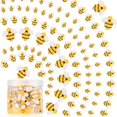 thumbnail image 1 of 80 Pieces Resin Bees Decor Bumblebee Decoration Bee Shaped Craft Embellishment with Storage Box for DIY Craft Party Home Decorative Bee, 1 of 7