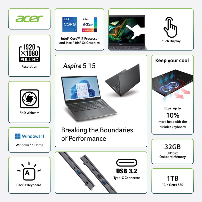 Acer Aspire 5 15, 15.6