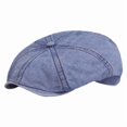 thumbnail image 1 of Boina de diseño vintage para mujer, se adapta a cabezas de 56 a 59 cm, accesorio de ajuste universal. Azul, 1 of 8