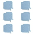 thumbnail image 2 of Arkwright Kitchen Pot Holders (12-Pack), 7"x7", 100% Cotton, Soft & Heat Resistant, Blue, 2 of 8