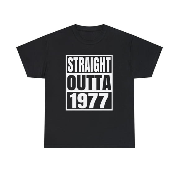Vintage 1977 T Shirts for Men Retro Funny 1977 Birthday Mens T Shirts Plus Size Big and Tall