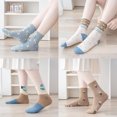 thumbnail image 3 of Women's Funny Crew Socks Novelty Cute Patterned Socks 5 Pairs Gifts, 3 of 5