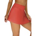 thumbnail image 4 of Alove Women's Solid Side Split Swim Skirts Stretchy High Waisted Swim Bottoms, 4 of 5