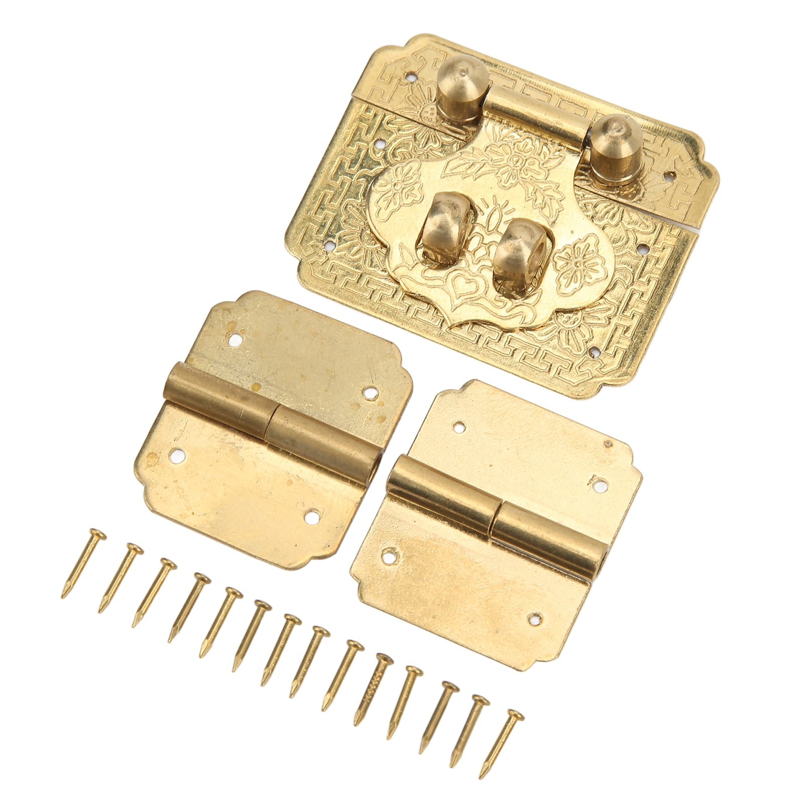 Ymiko Box Lock Buckle Hinges Set,Box Lock Buckle Hinges Set Durable