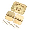 thumbnail image 4 of Gold Cabinet Hinges,Box Lock Buckle Hinges Small Box Hinges Brass Hinges Solid Performance, 4 of 14