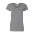thumbnail image 2 of Heavy Cotton Women's V-Neck T-Shirt - 5V00L, 2 of 3