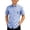 R76-Blue, variant on RMGVDSD Boy's Plaid Button Down Shirts Classic Fit Short Sleeve Gingham Tops For School Casual Festival Kids Dress Shirt 11-12 Years