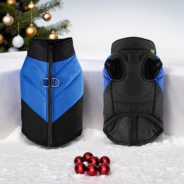 SUTENGDA Veste Imperméable Isolée pour Chien - Vêtement d'Hiver Confortable pour Petites à Grandes Races Lavable en Machine