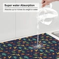 thumbnail image 6 of Easygdp Shells And Seaweed Microfiber Absorbent Dish Drying Pad,Kitchen Drying Mat,Can Be Hung, Strong Water Absorption Capacity,Quick Drying, 6 of 9