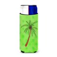 thumbnail image 1 of ""Caroline'S Treasures Palmera Verde Polkadot Bebida Aislador Hugger Slim Multicolor"", 1 of 3
