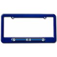 thumbnail image 1 of Thin Blue Line K-9 Unit Paw Prints, Police License Plate Tag Frame, Multiple Colors, 1 of 1