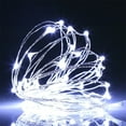 thumbnail image 4 of 2 Pack Battery Operated Dewdrop Led Lights,Mini Fairy Lights With Timer Function,For Home Parties Christmas/Halloween Holiday Decoration,6 Hours on/18 Hours Off ,30 LEDs,10 Feet (Cold White), 4 of 31