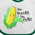thumbnail image 4 of Inktastic Aw, Shucks, I'm Cute Corn Humor Boys or Girls Baby Bib, 4 of 4