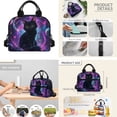 thumbnail image 5 of Yuyamidu Black Cat Kids Backpack for Girls Boys with Lunch Box 10-12 Elementary/Middle School Bag and Lunch Bag Pencil Box Children Bookbag Set with Lunch Boxes, 3 in 1, 5 of 7