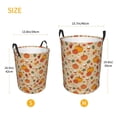 thumbnail image 3 of Sikiie Fall Autumn Print Round Dirty Clothes Basket, Waterproof Standing Foldable Storage Basket, for Laundry Room, Bedroom, Bathroom Storage-Medium, 3 of 6