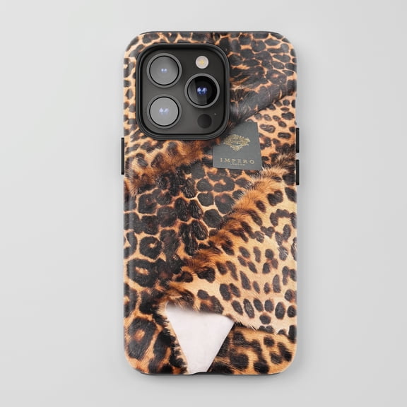 Leopard Print For iPhone Protective Phone Case Fashion Design Faux Fur Texture