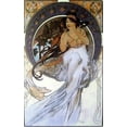 thumbnail image 3 of Alphonse Mucha Print La Musique Framed, 3 of 5