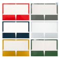 thumbnail image 2 of JAM Paper Glossy Two Pocket Folders, Assorted, 6/Pack, Assorted Laid, Back, 2 of 4