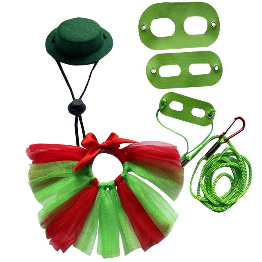 ETHZZLE Christmas Lizard Kit with Lightweight Leash for Bearded Dragon Reptile Outdoor Adventures