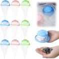 thumbnail image 1 of Filet Flottant de Filtration des Poils pour Enlever les Peluches, Attrape-Charpie pour Laveuse, Enlève-Poils d'Animaux pour Lessive, Sacs de Filet de Filtre à Poils Réutilisables pour Laveuse (Lot de 9 Couleurs Assorties), 1 of 1