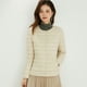 thumbnail image 5 of Otoño e Invierno, chaqueta de plumón forrada de manga larga con cuello redondo y cuello redondo de Color sólido claro para mujer, chaqueta de plumón de talla grande 90, 5 of 5