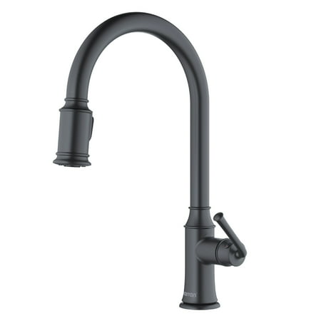 Karran Usa Kkf310 Auburn 1.8 GPM Single Hole Kitchen Faucet - Gunmetal Grey