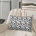 thumbnail image 6 of Fotbe Black White Halloween Pillow Cases - Envelope Closure - Luxury, Extra Soft, Cooling Pillow Covers - Wrinkle, Fade, Stain Resistant-16"x24", 6 of 8