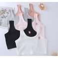 thumbnail image 5 of Sport Crop Cami Bras Developed Training No Wire Kids Sports Tween Bra Teens 7-13 Years, 5 of 5