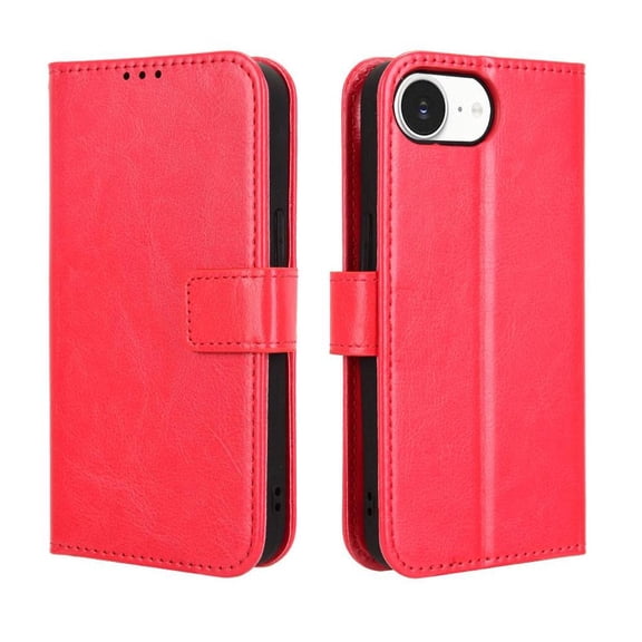 Flip Case for iPhone 17e All-in-One Wallet Multifunctional Folio Flip Cover with Card Holder and Detachable Wrist Strap