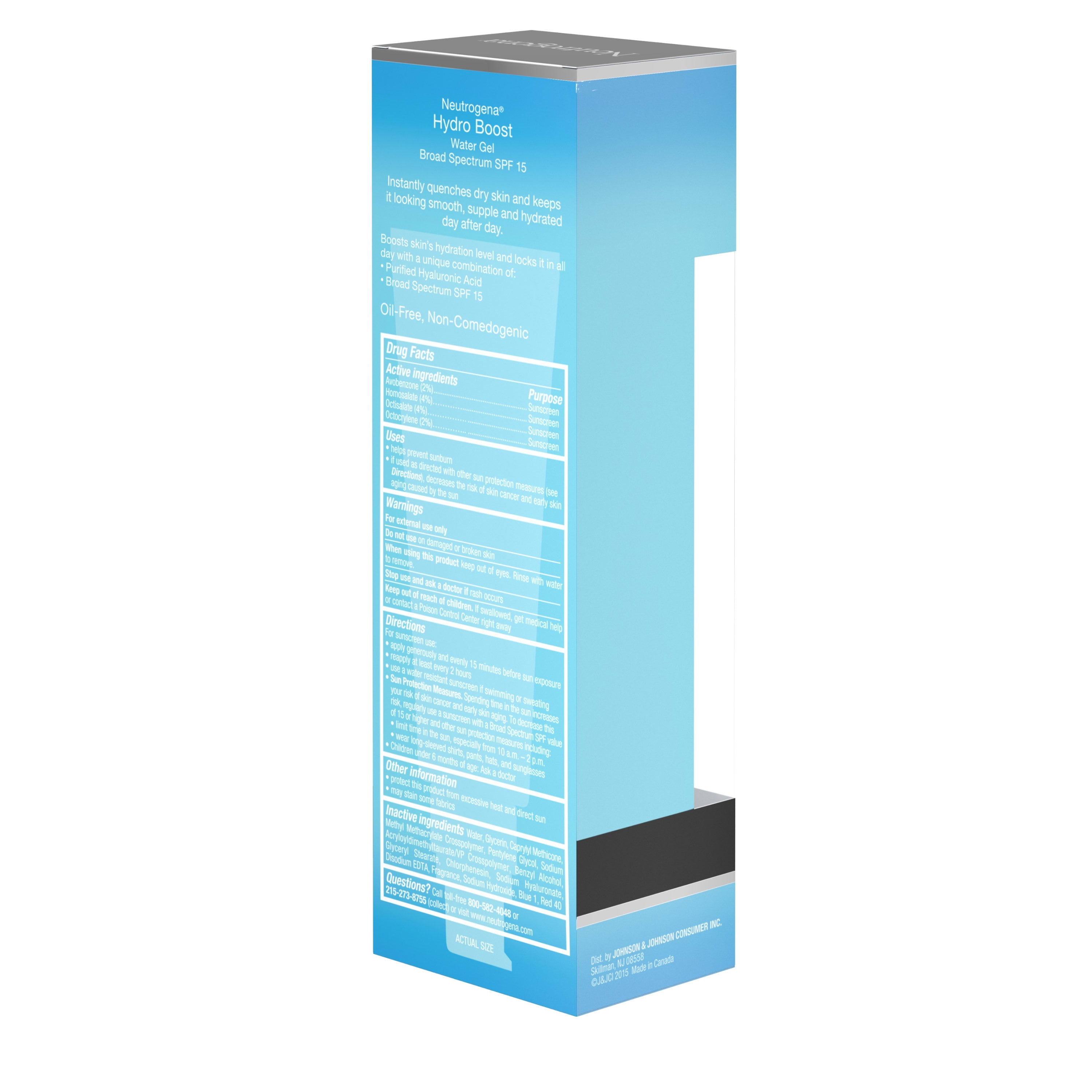 hydro boost water gel with spf 15