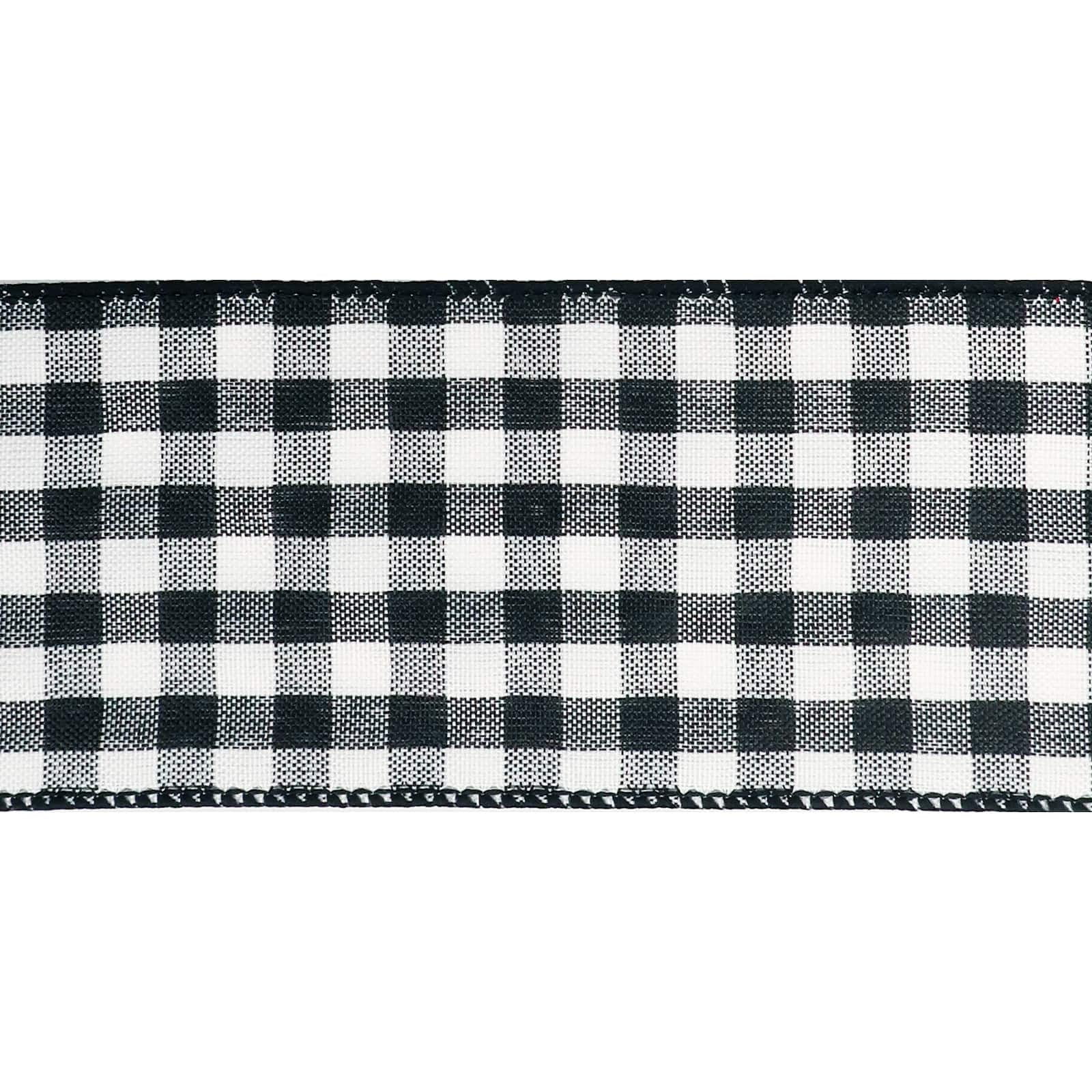 12 Pack: 2.5" x 8.3yd. Gingham Wired Ribbon by Celebrate It